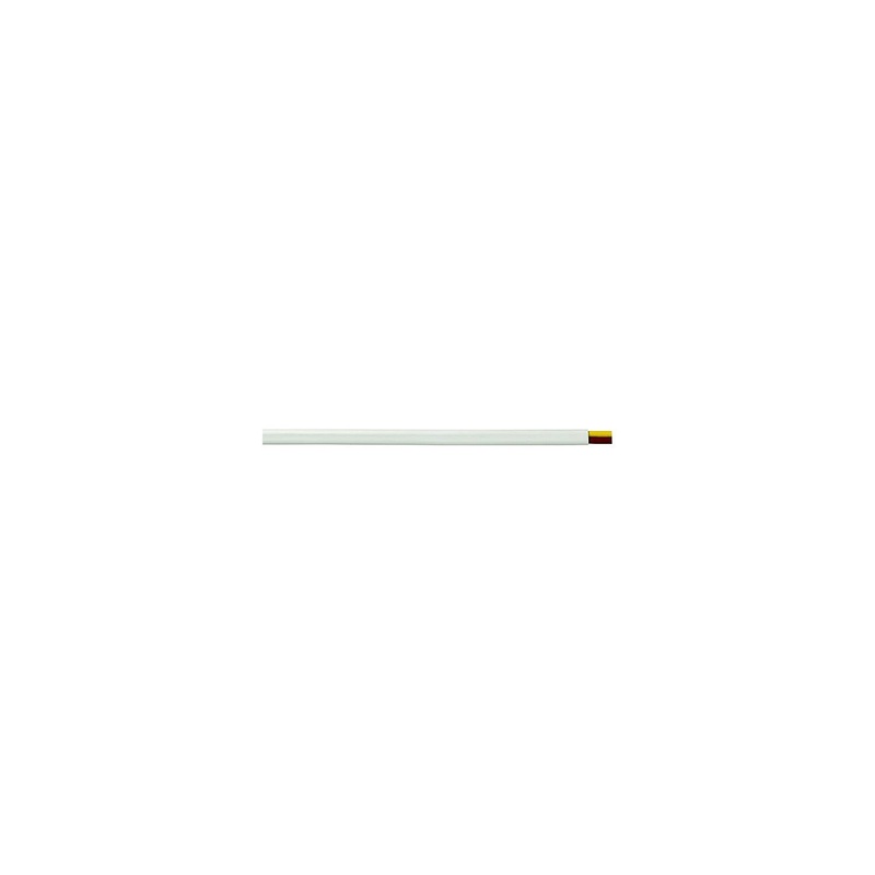 Cobra Wire and Cable B7W82T20100FT Tinned Copper Round Duplex Safety Wire, 8/2, 100′, White