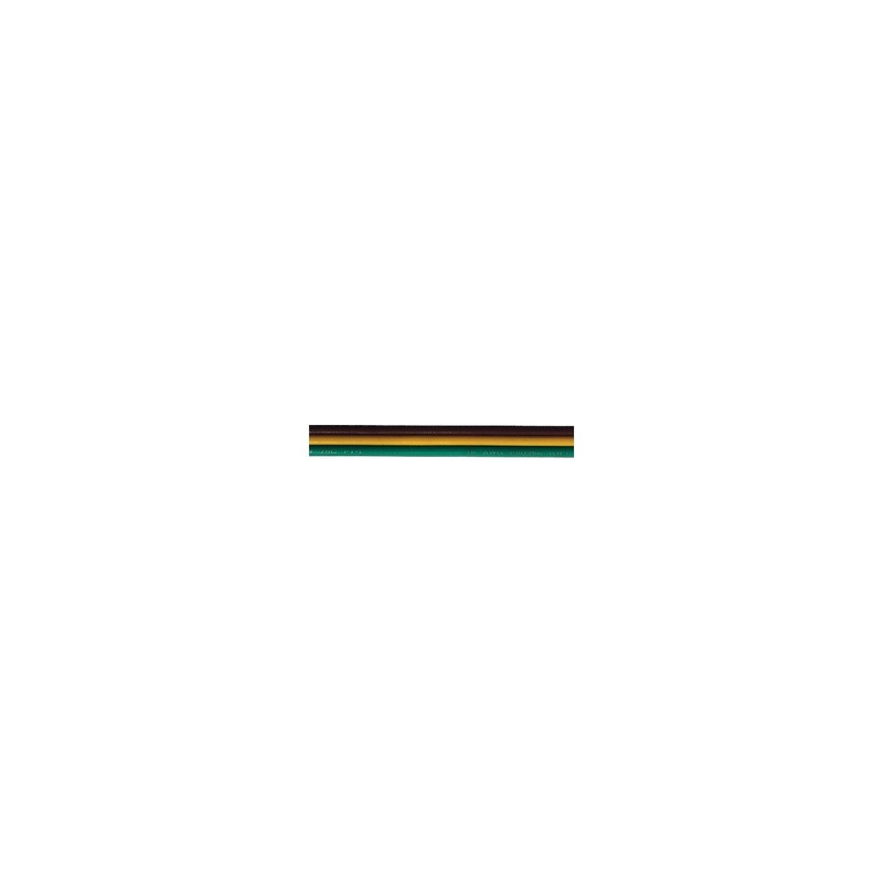 Cobra Wire and Cable B8014T21100FT Tinned Copper Bonded Ribbon Cable, 14 Gauge, 2-wire, 100′, Black/Red