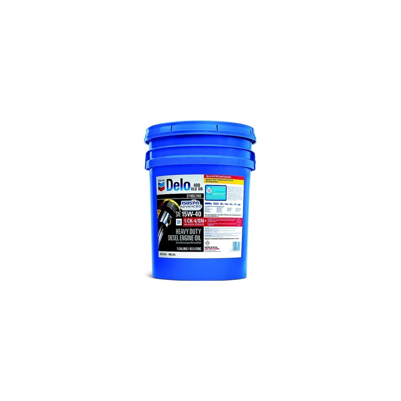 Chevron 257004465 Delo 400 XLE Synthetic Blend 15W40 Oil, 5 Gal.