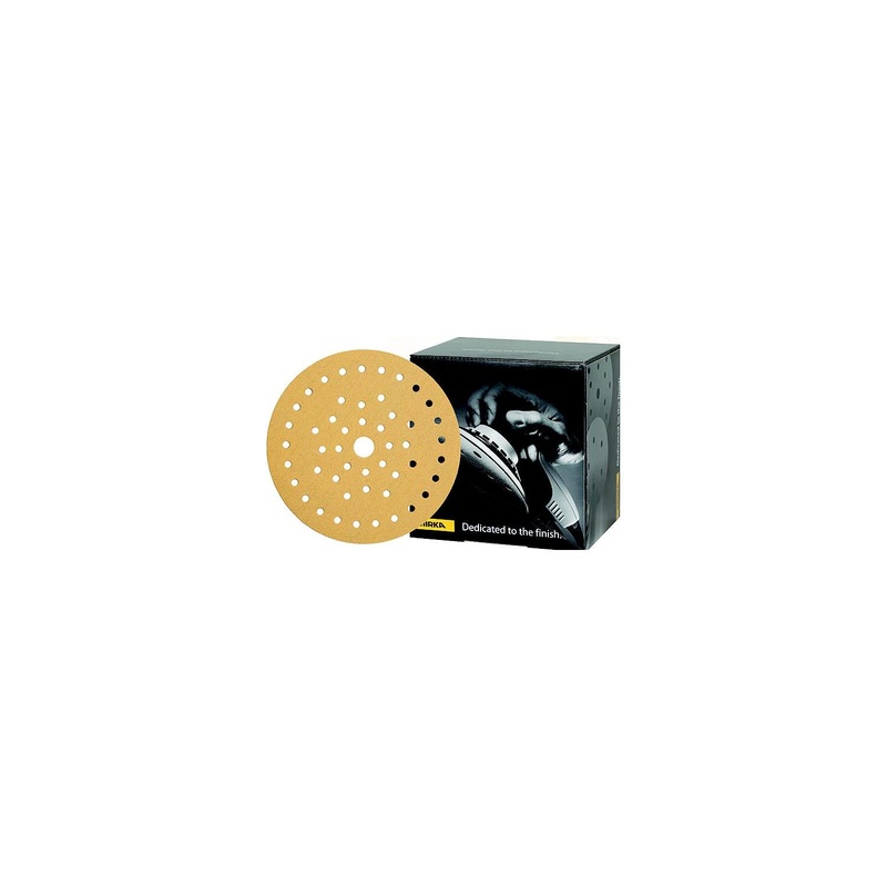 Mirka 23-5MF-060 235MF060 Gold Multifit Dust Free Discs, 5″, P60, 50/pk