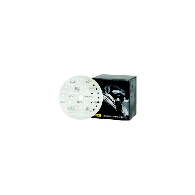 Mirka 23-6MFF-1200 236MFF1200 Gold Multifit Dust Free Discs, 6″, P1200, 50/pk