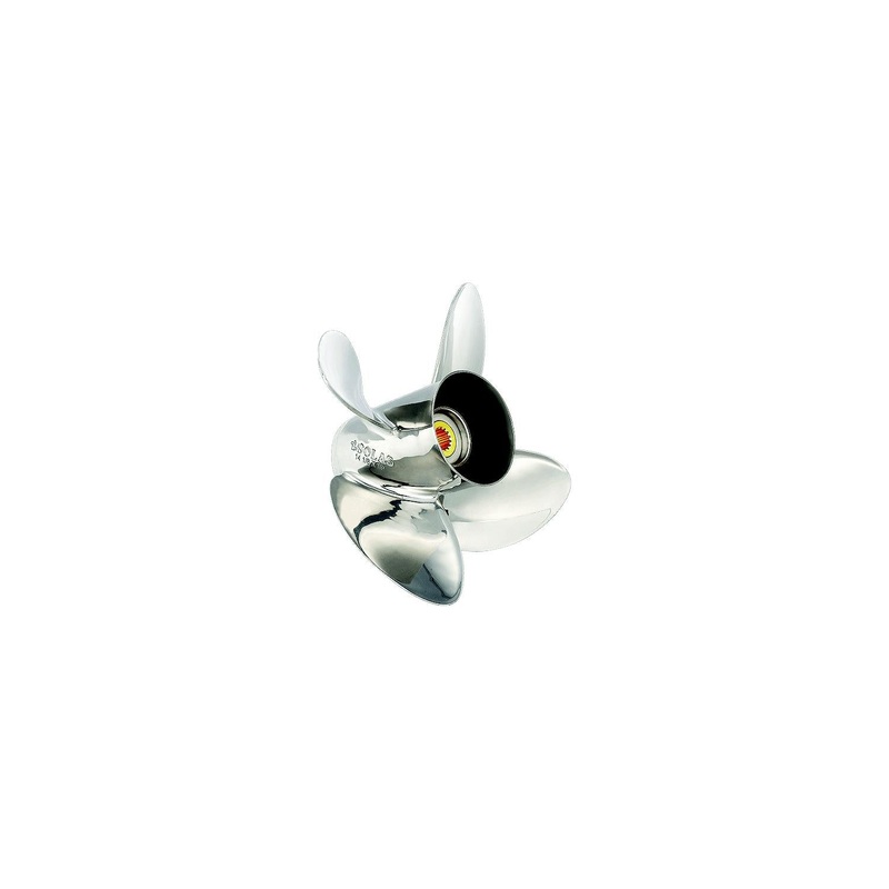 Solas Propeller 1553-141-19 HR Titan Stainless Steel 4-Blade For Mercury