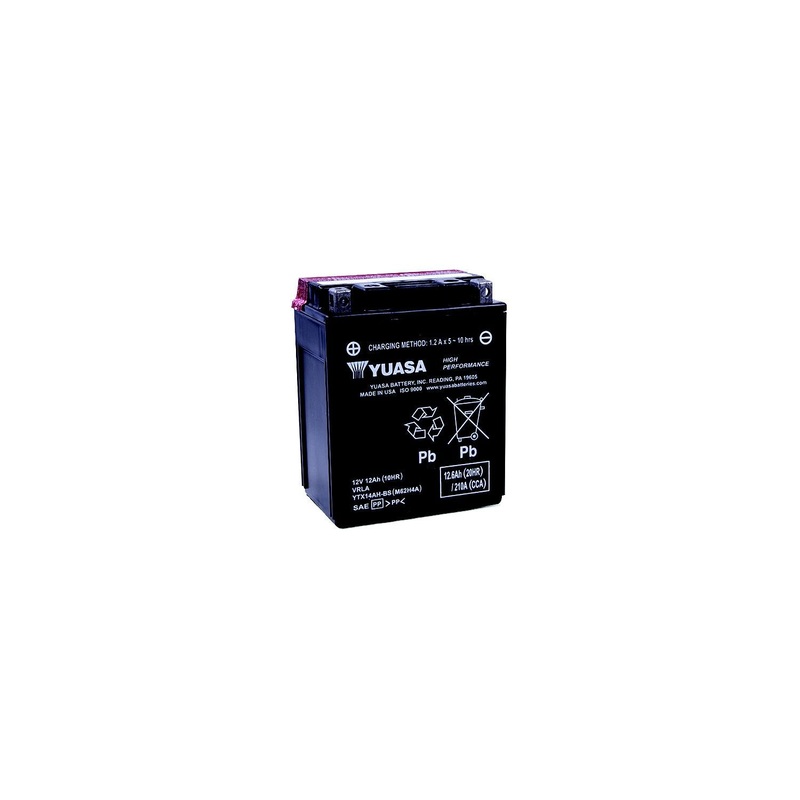 Yuasa Battery Inc. YUAM62H4A High Performance, Maintenance Free – Fresh Pack