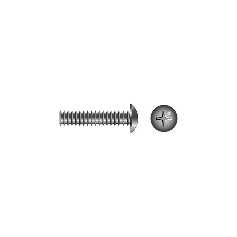 Seachoice SC3037 Phillips Machine Screw – Truss Head 8-32 x 3/4″