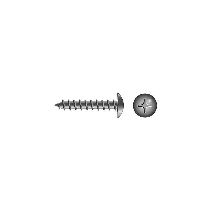 Seachoice SC3132 Phillips Tapping Screw – Truss Head #6 x 1″