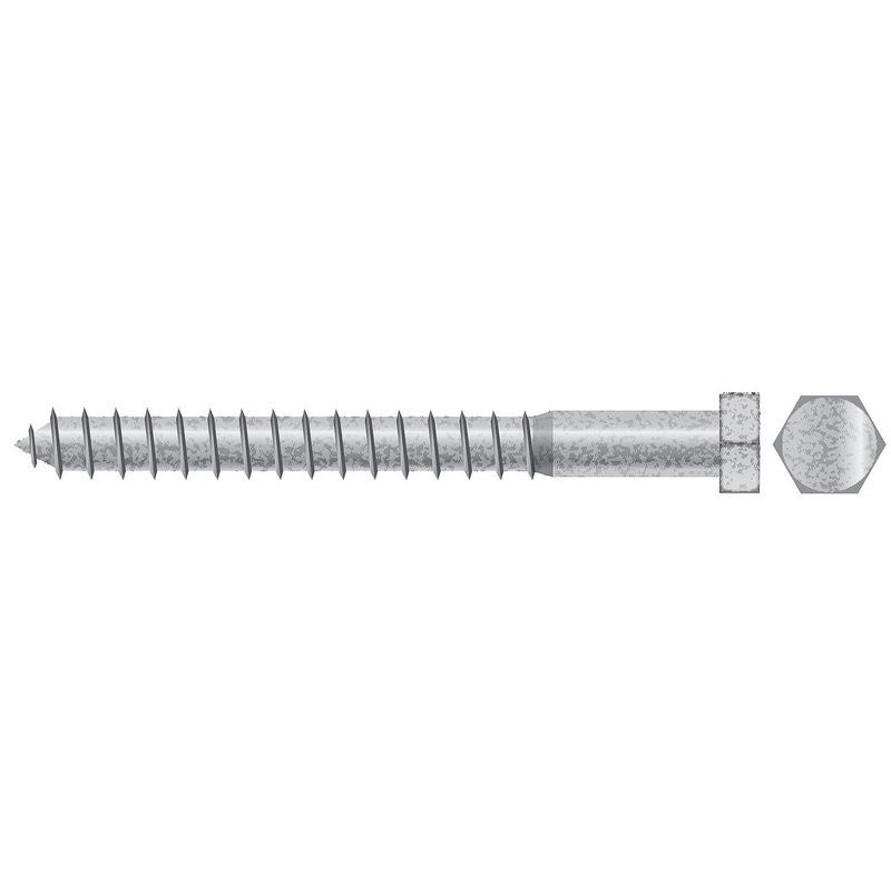 Seachoice SC2651 Lag Screw, 5/16 x 4″