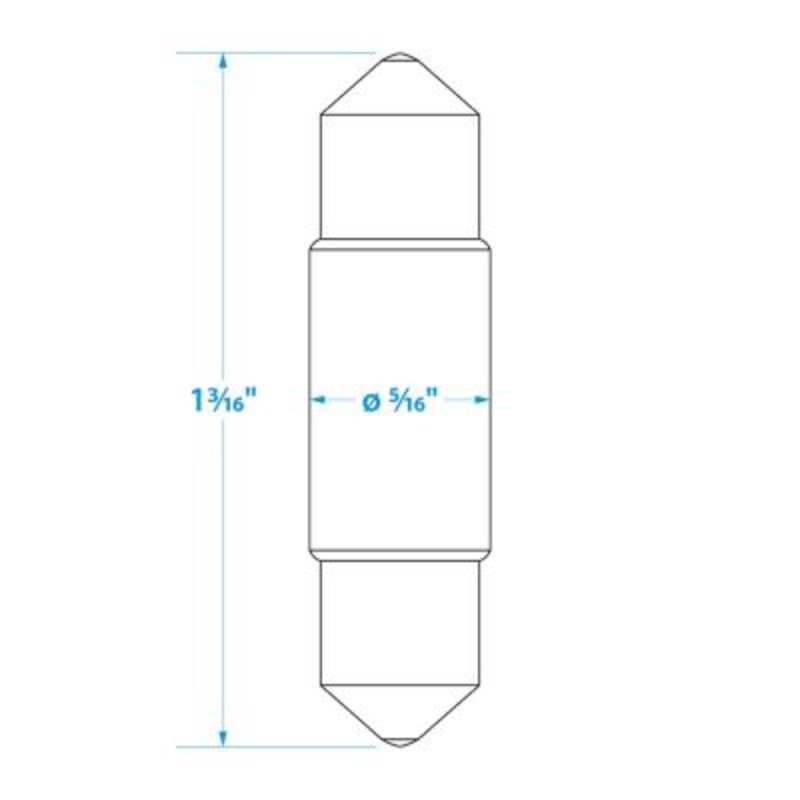 Seachoice 9891 Replacement Bulb 8SMD Festoon For 08011, 08021 and 08081