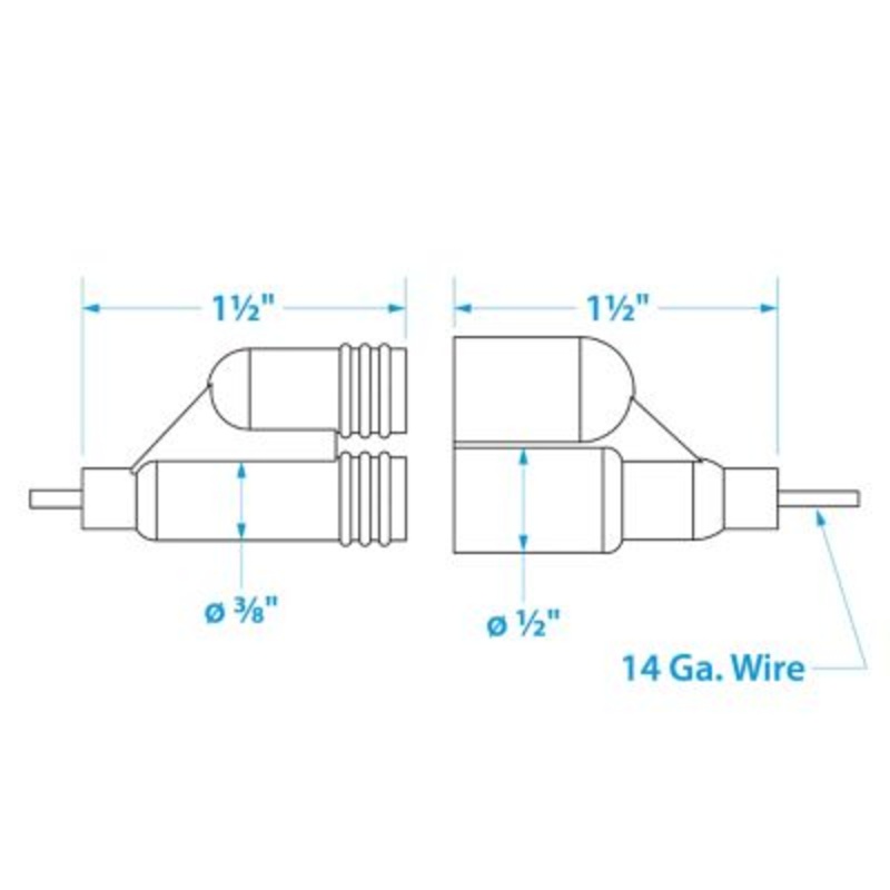 Seachoice 12711 Seachioce Watertight In-Line Fuse Holder With Spare (2 Fuses Included)