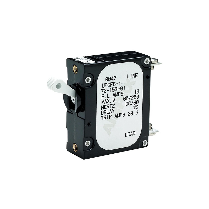 Seachoice 13101 AC/DC Panel Breaker With Single White Actuator