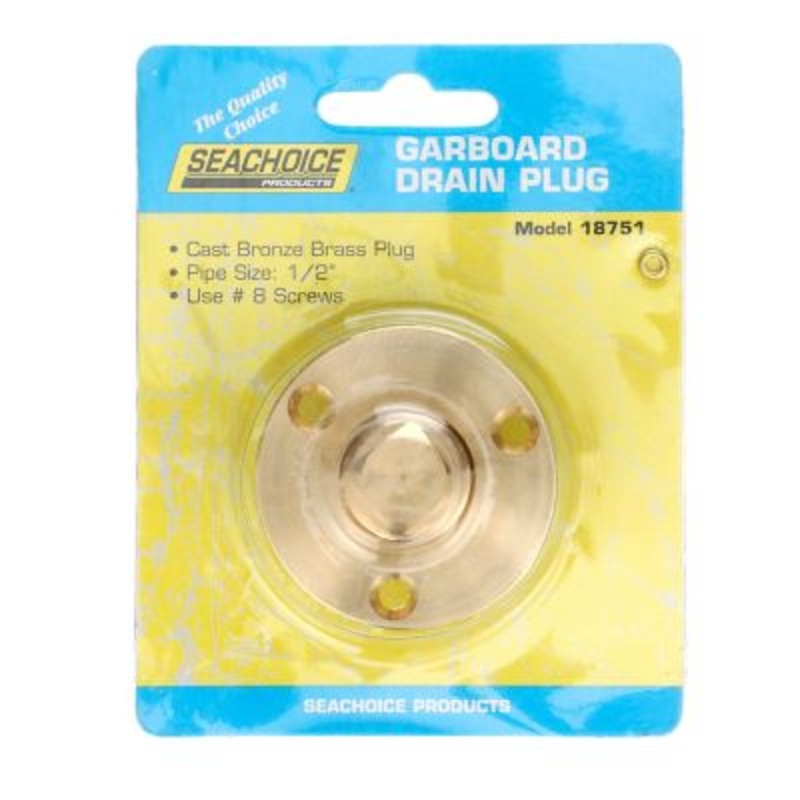 Seachoice 18751 Garboard Drain and Plug