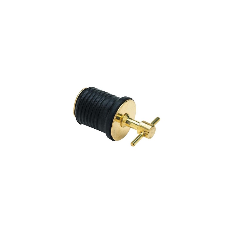 Seachoice 50-18801 Drain Plug-1 Twist-Brass