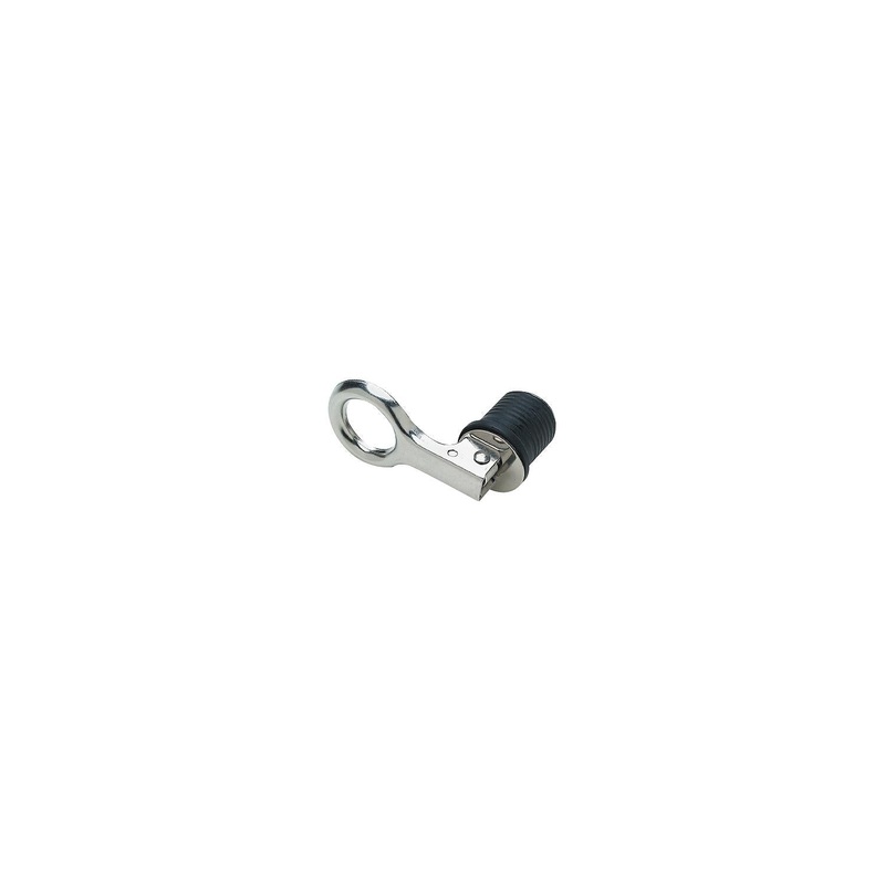 Seachoice 50-18901 Drain Plug-1 Snap-Stainless