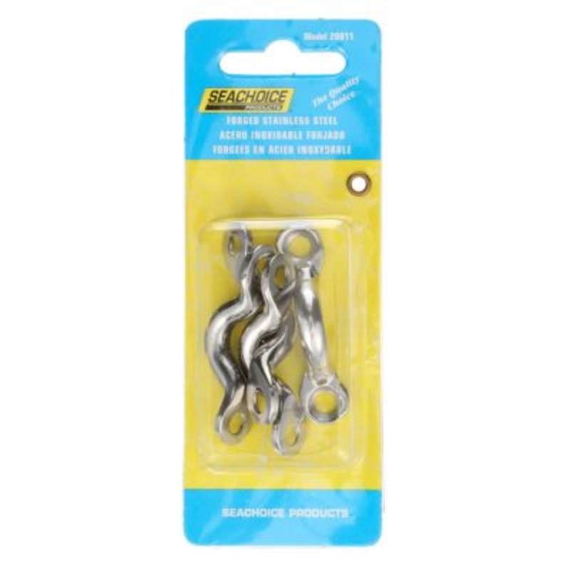 Seachoice 28811 Stainles Steel Eye Straps1-7/8″ L x 11/32″ ID (4 Per Pack)