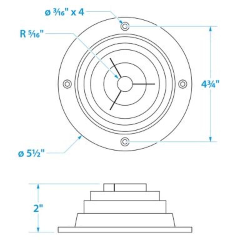 Seachoice 29251 Motorwell Boot