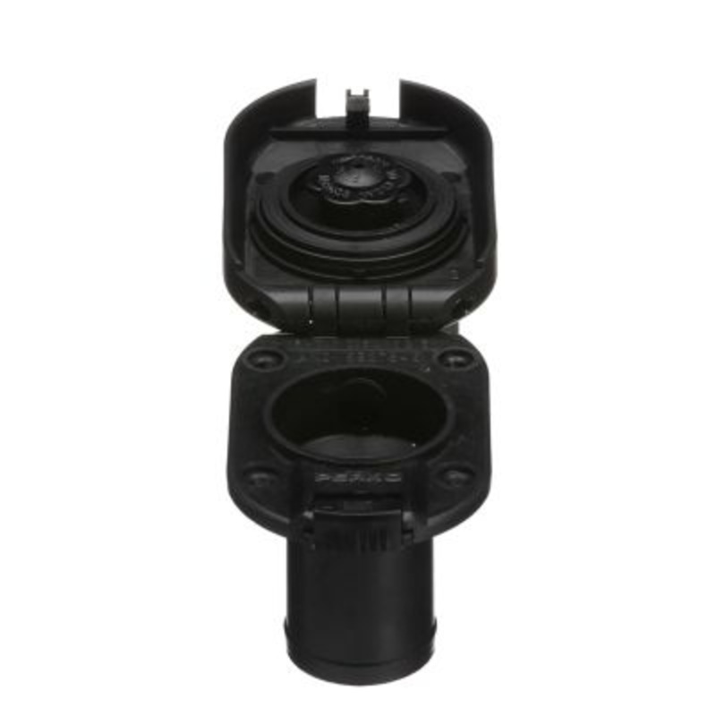 Seachoice 32061 Molded Plastic Gas Deck Fill With Vent and Cap (Hinge Flip Top) For 1-1/2″ Hose