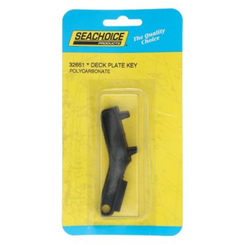 Seachoice 32651 Black Poly Carb Deck Plate Key For 1-1/4″ and 1-1/2″ Plates