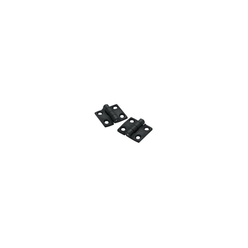 Seachoice 33891 Butt Hinge, 1-1/2″ x1-3/8 Black Nylon , Pair