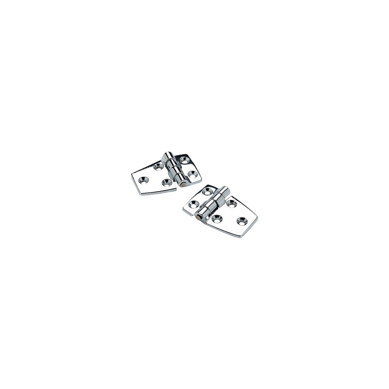 Seachoice 34401 SeaChoice 50-34401 (2) 2-1/4″ x 1-1/2″ Chrome Plated Zinc 3/4″ Short Side Hinges