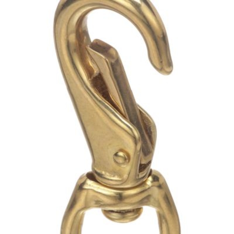 Seachoice 36891 Brass Swivel Eye Snap