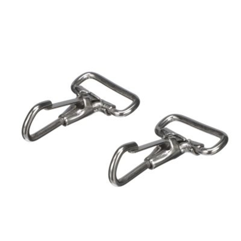 Seachoice 36951 Chrome Plated Brass Spring Snaps (1 Pair Per Pack)