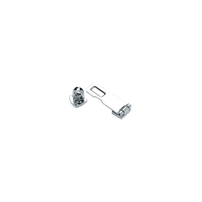 Seachoice 37101 Chrome Plated Zinc Swivel Eye Hasp 3″