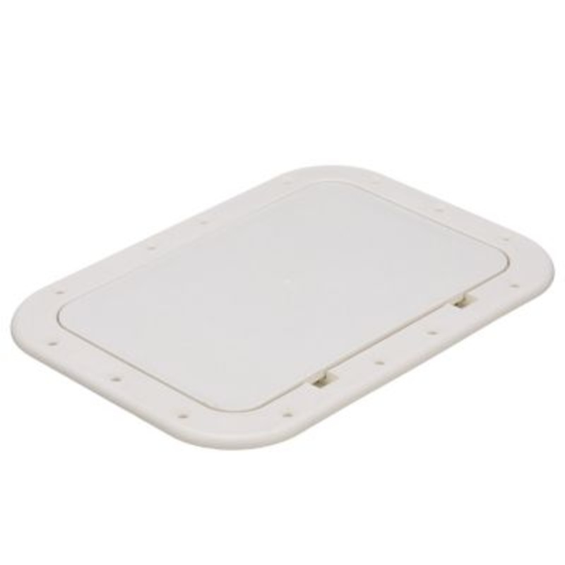 Seachoice 39121 Polypropylene 7″ x 11″ ID Pry-Out Type Hatch-White