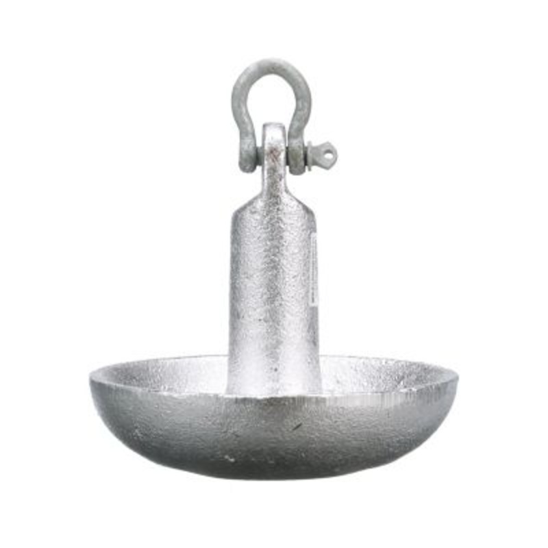 Seachoice 41340 Mushroom Anchor Aluminum Painted / 15 lbs.
