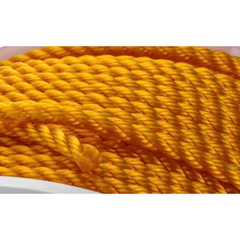 Seachoice 50-42720 Twist Poly Yellow-3/8″ X 600F