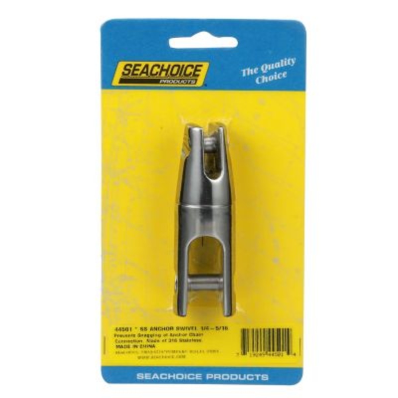 Seachoice 50-44501 44501 Stainless Steel Anchor Swivel – 3-1/2″ Long 1,700 Lb. Working Load