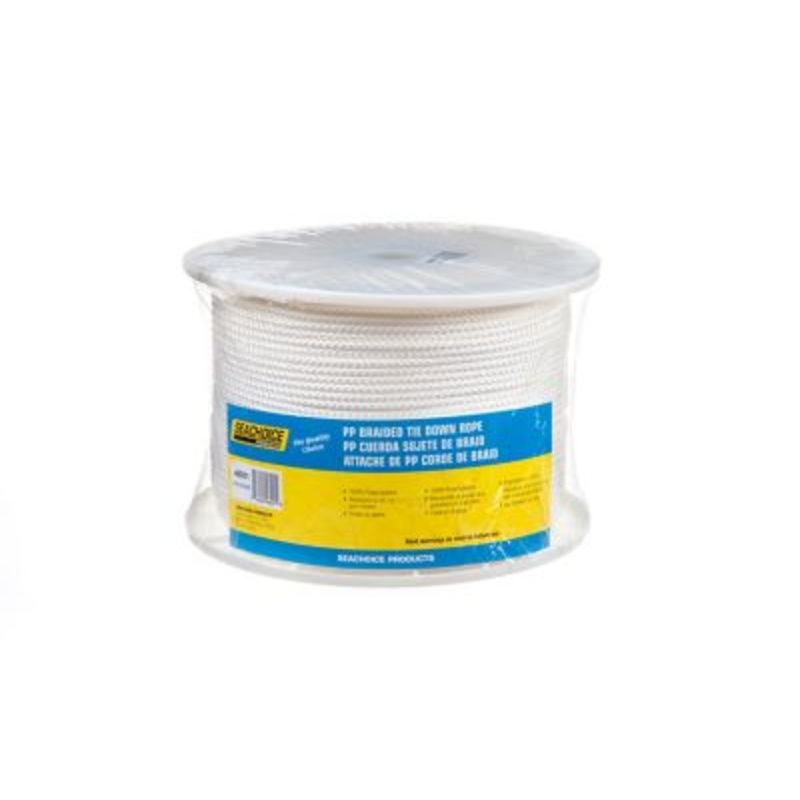 Seachoice 48001 White General Purpose Tie Down Cord 1000′ Spool