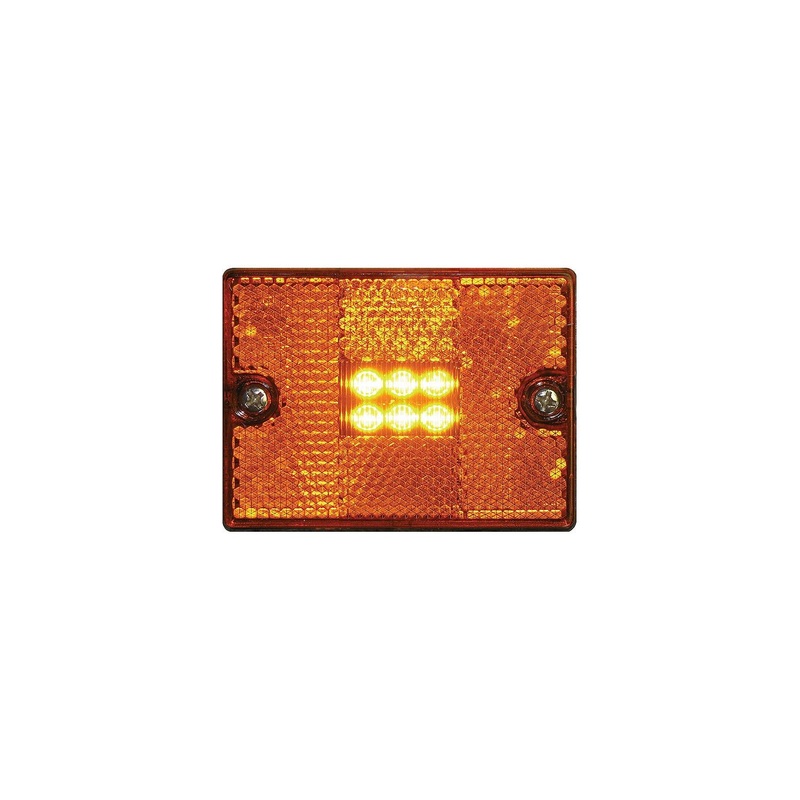 Seachoice MCL36ASSCH 52891 LED Square Stud-Mount Clearance/Marker Light