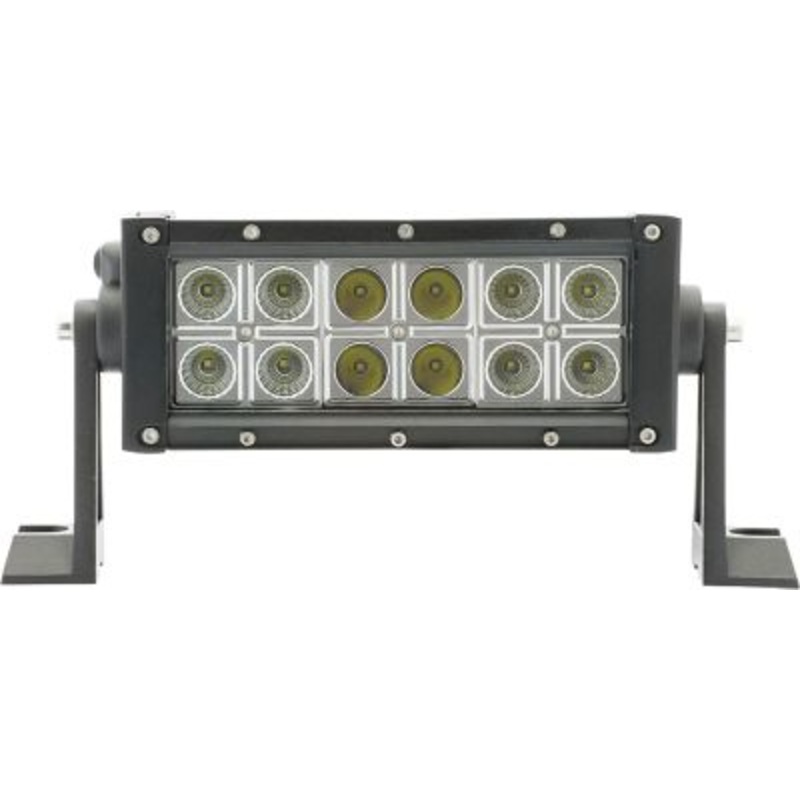 Seachoice UCL23CBSCH 51701 LED Spot/Flood Light Bar, Black Housing, 12 LEDs, 7.25″, 12/24V
