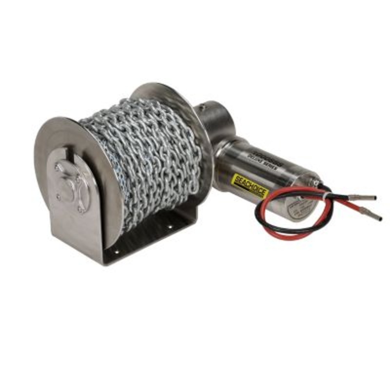 Seachoice 6008 53721 Stainless Steel Drum Winch Kit, Deluxe Series 1000