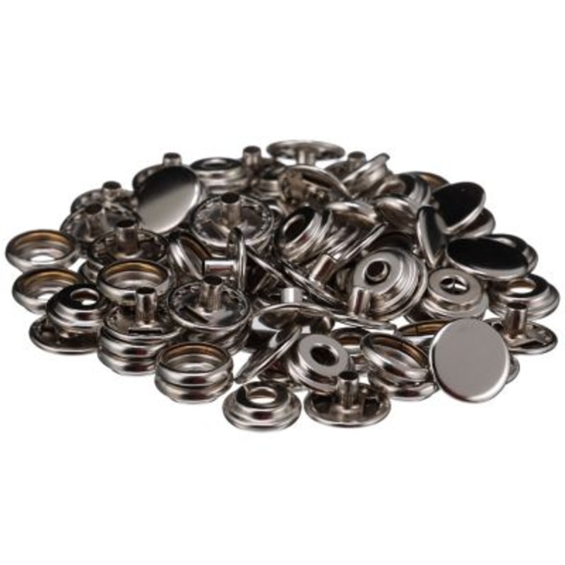 Seachoice BP7247SC Stainless Steel Button Socket With Barrel, 1/4″, 40 Sets