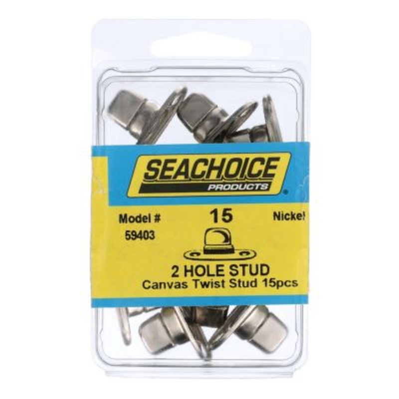 Seachoice BP7252SC Twist Studs With 2 Hole Screw Base Qty. 15