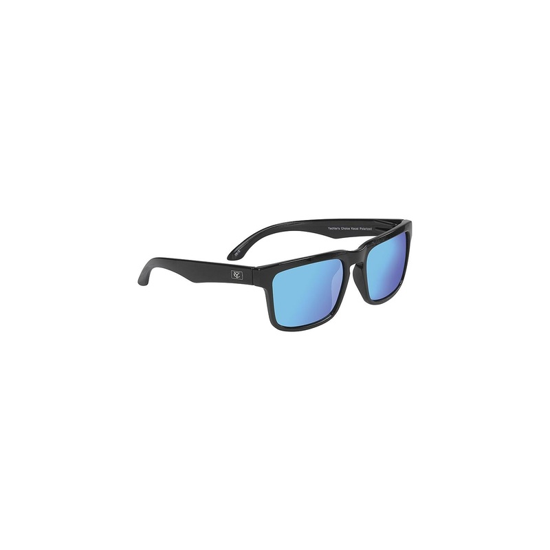 Yachter’s Choice Products 43615 “Kauai” Polarized Sunglasses Black Frame, Blue Mirror