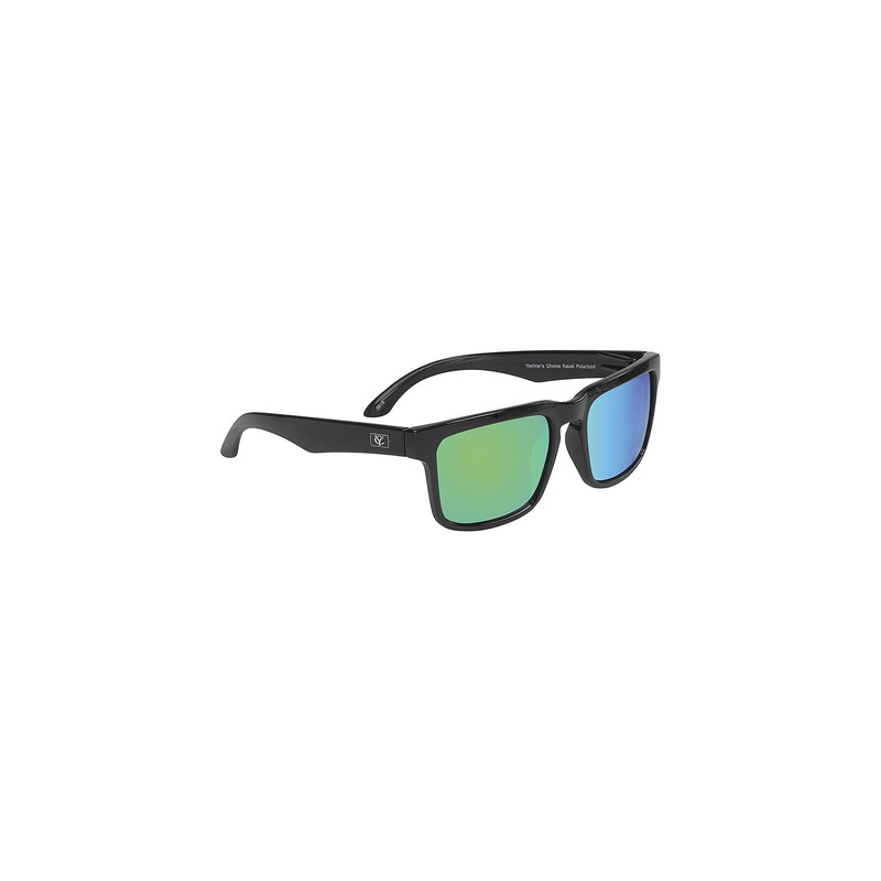 Yachter’s Choice Products 505-43613 43613 “Kauai” Polarized Sunglasses Black Frame, Green Mirror