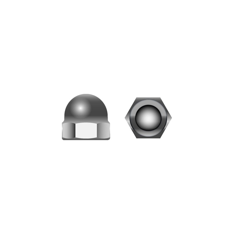 Seachoice MP1360SC Stainless Steel Cap Nut