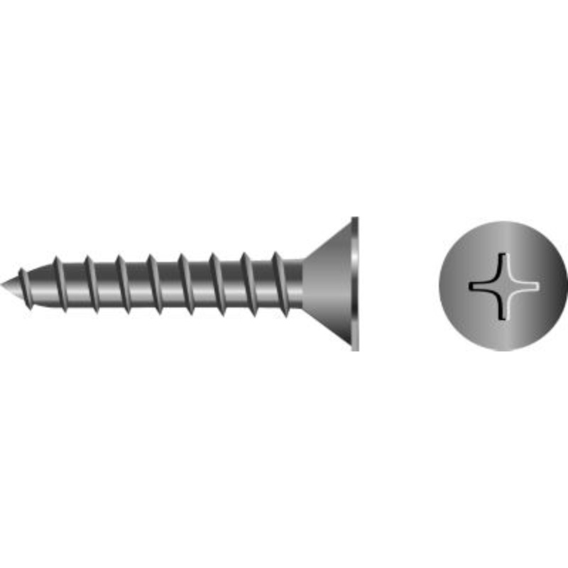 Seachoice BP0638SC 59964 Stainless Steel Phillips Machine Screw – Flat Head
