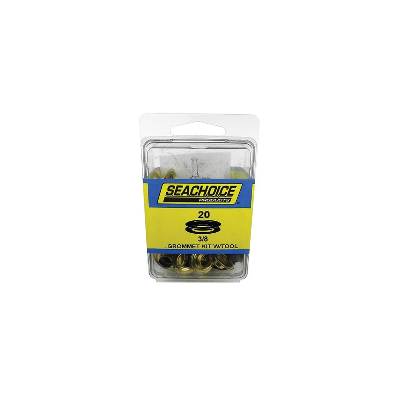 Seachoice BP9703SC 59998 Grommet Kit With Tool 20 Sets – 3/8″ Grommets