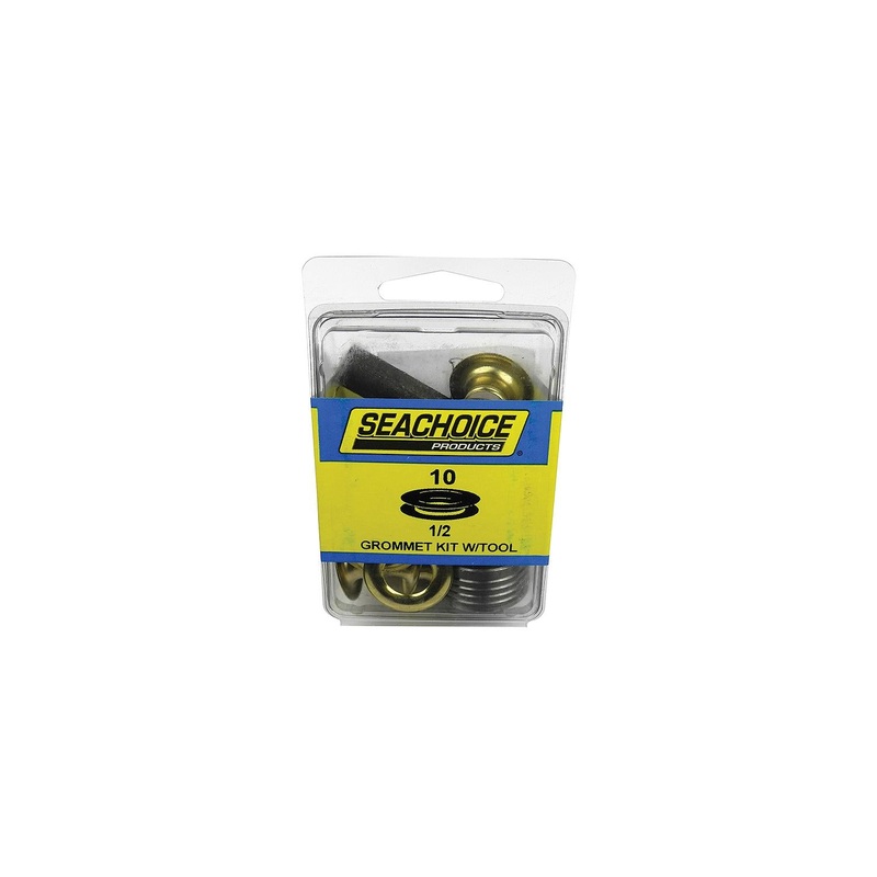 Seachoice BP9704SC 59999 Grommet Kit With Tool 10 Sets – 1/2″ Grommets