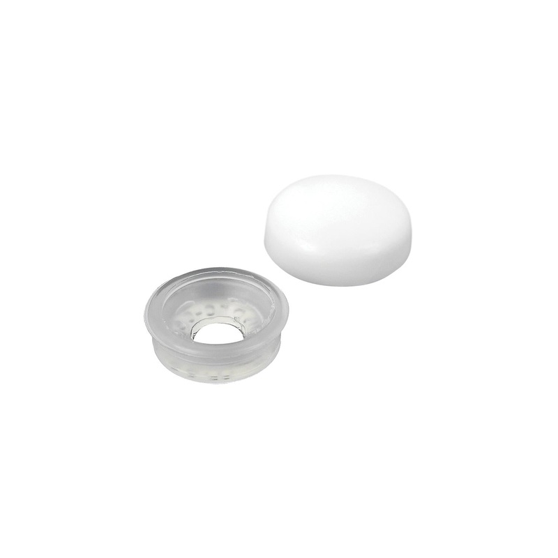 Seachoice MP7990SC Screw Caps, White, Fits #6 & #8