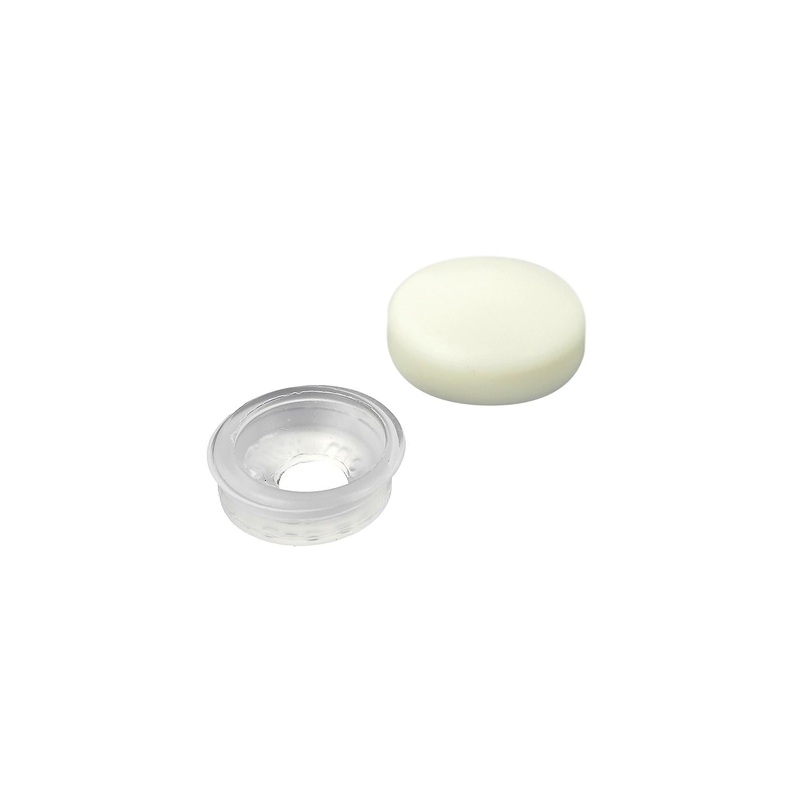 Seachoice MP9706SC Screw Caps, Cream, Fits #10 & #12
