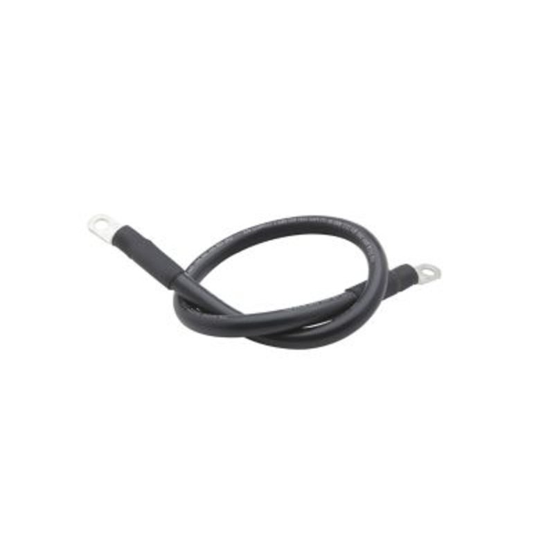 Seachoice 63001 Tinned Copper Battery Assembly, 2 AWG, Black, 2′