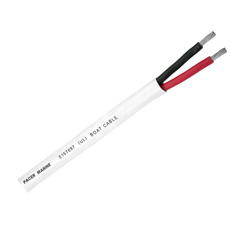 Pacer Duplex 2 Conductor Cable – 500 – 16/2 AWG – Red, Black [WR16/2DC-500]