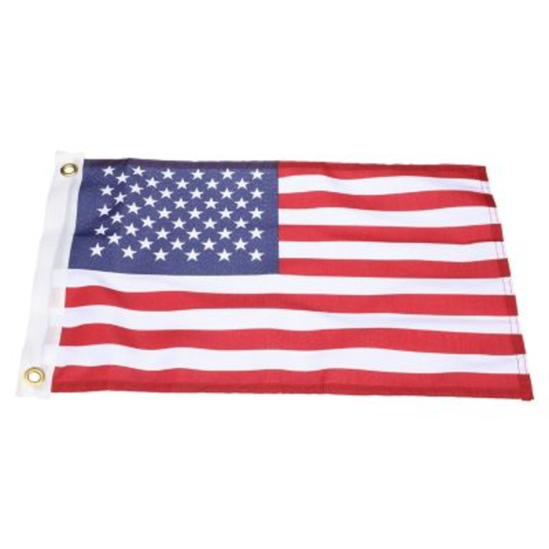Seachoice 78201 12″ x 18″ Nylon Print Dyed U.S. Flag (Restricted from sale into MN)