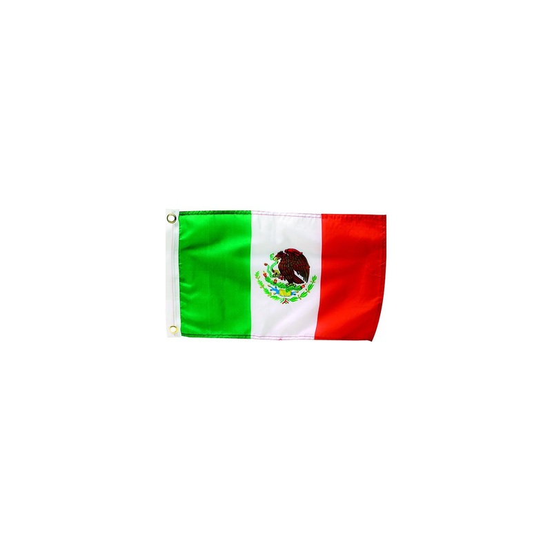 Seachoice 78271 12″ x 18″ Nylon Print Dyed Mexico Flag