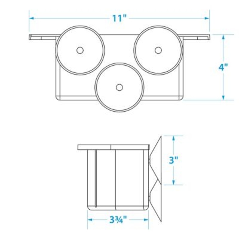 Seachoice 79321 Cockpit Organizer – White