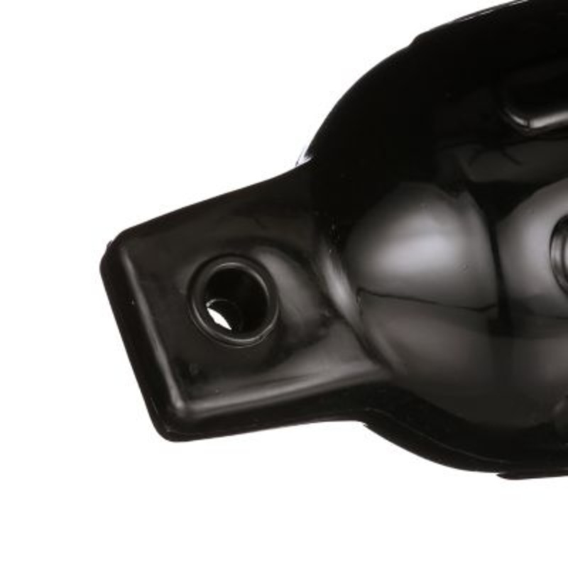 Seachoice DE79166S 79041 Twin Eye Ribbed Fender, Black, 4.5 x 16″