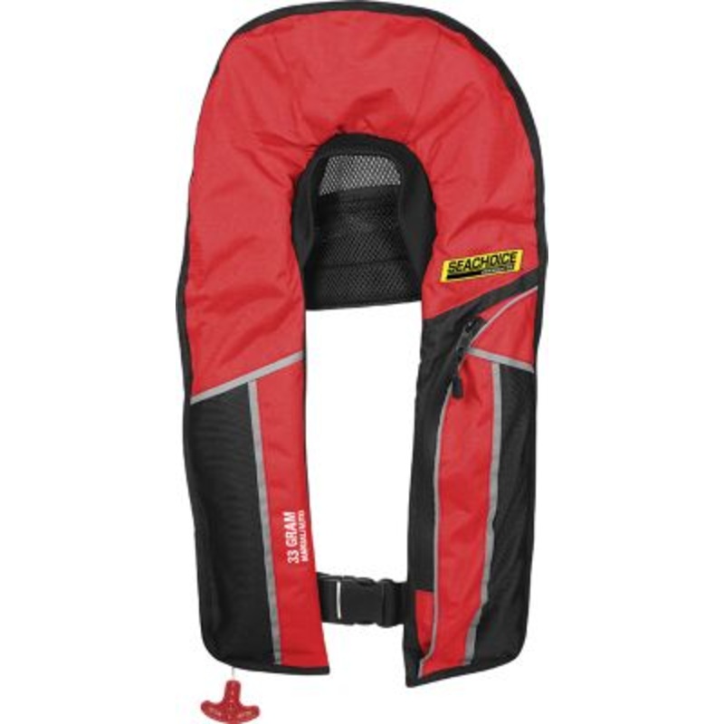 Seachoice 1214MA-RED 85861 Type V Premium Rip-Stop Inflatable PFD  Adult Universal, Red
